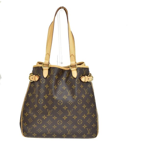 LOUIS VUITTON Batignolles Vertical Shoulder Bag Monogram Brown M51153 93AA059 - Picture 1 of 15